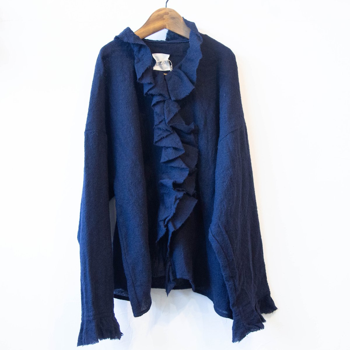 g)グラム g_661 ウールガーゼフリルトリムブラウス | casual collecti