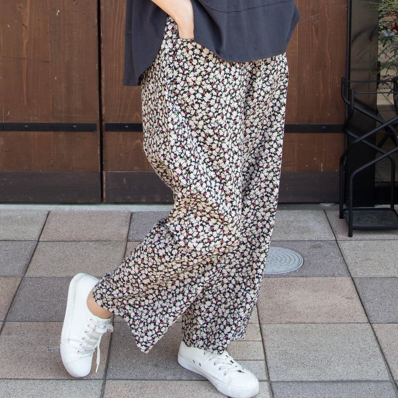 NARU（ナル）663917 ブロードBOTANICAL HARMONY ノッポパンツ | c