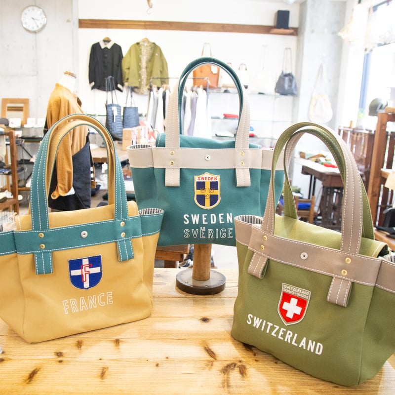 新品　Heritage & Craft 快晴堂　¥25300 快晴堂（かいせいどう）43Z-23/43Z-24/43Z-25 GIRLS国名トートS | c