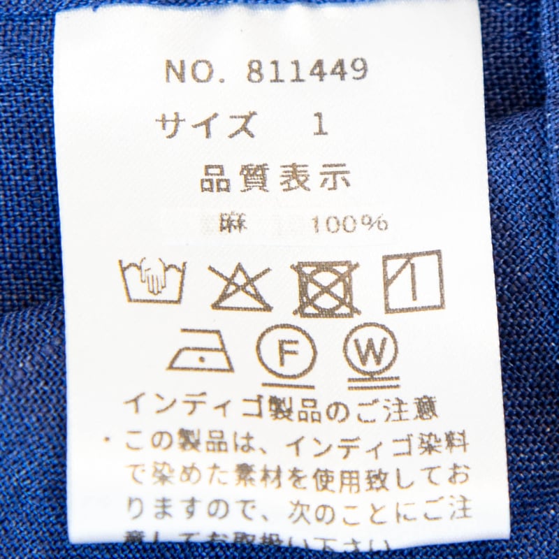 soi-e（ソワ）811449 ハイブリッドインディゴ 1/60リネン