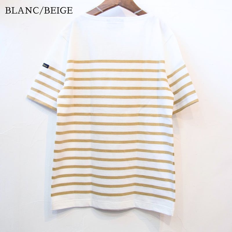 ころもち さん専用　Le Minor 半袖Tシャツ 白/ベージュ Le Minor（ルミノア）51531_D5/51531-D43 半袖ボーダーTシャツ | c