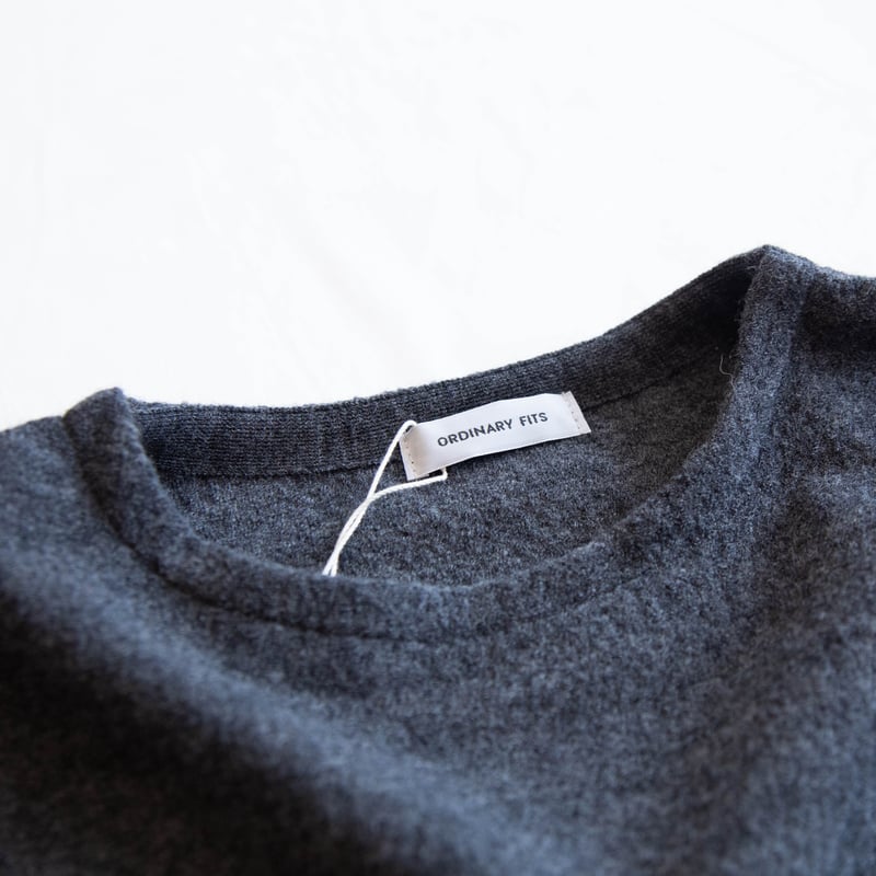 美品【ORDINARY FITS】 BASQUE KNIT ORDINARY FITS（オーディナリーフィッツ）KN007 BASQUE KNIT | c