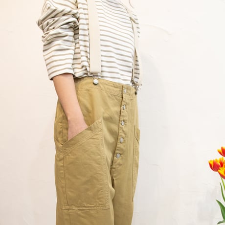 HARVESTY（ハーベスティ）A12402サスペンダーガーデンパンツ