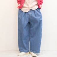 TANG!（タング）2315407 コットンリネンデニムバギーパンツ