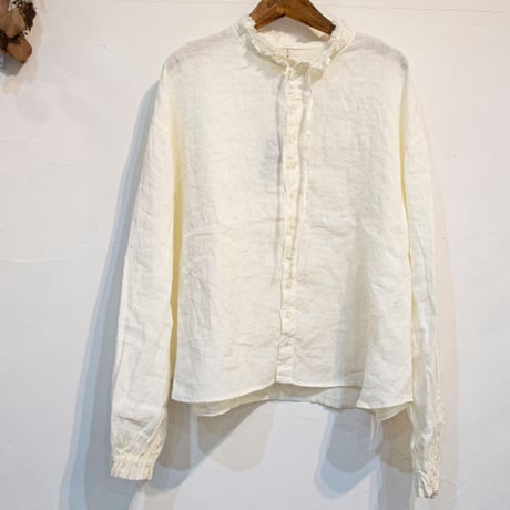 Brocante（ブロカント）36-344L リンネルヴロンシャツ