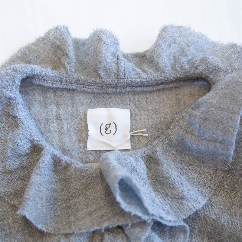 g)グラム g_661 ウールガーゼフリルトリムブラウス | casual collecti