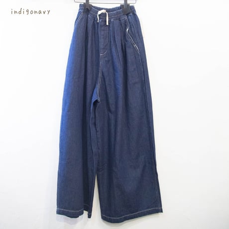 TANG!（タング）2315407 コットンリネンデニムバギーパンツ