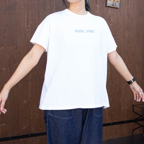 快晴堂（かいせいどう）52C-109 海上がりGIRL'S Ｔシャツ Ｃ柄「プールサイド」