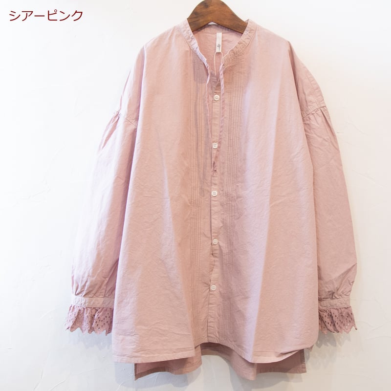 grin（グリン）8244T-007 CLダンプピンタックシャツ | casual colle