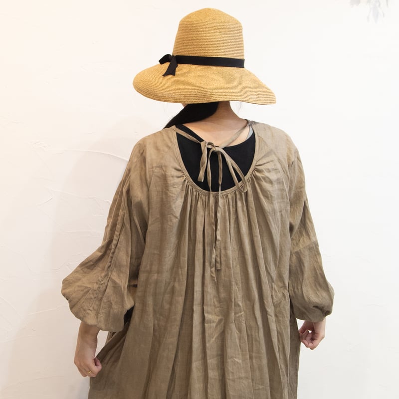 Gauze#(ガーゼ)G935 ANTIQUE GATHER STRING ONE PIECE Gauze#(ガーゼ)G935 ANTIQUE GATHER STRING ONE PIECE