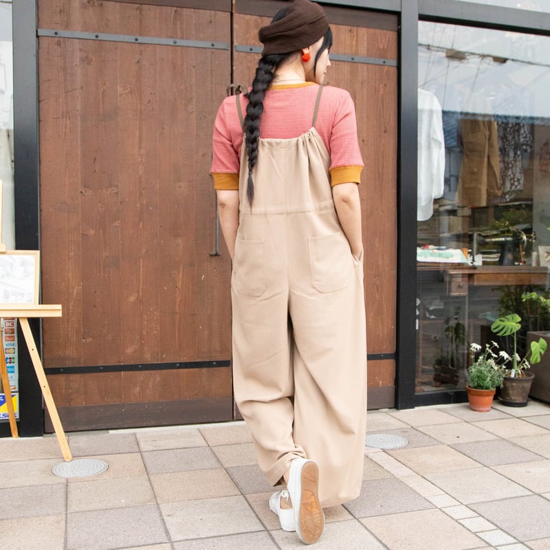 Johnbull（ジョンブル）JL252P03 ドローストリングサロペット | casual