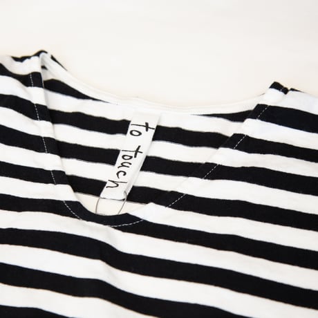 TO TOUCH（トゥータッチ）TO24C-06ドライコットンボーダードロップＴシャツ