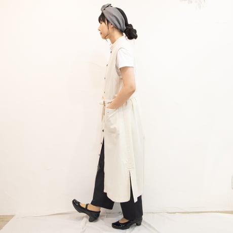 NATURAL LAUNDRY（ナチュラルランドリー）7241O-001　8ozデニムチャレコワンピース