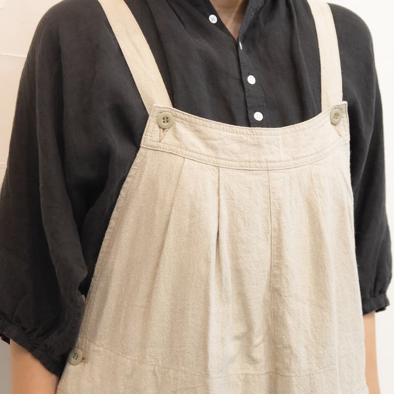 ブロカント　サロペット　ベージュ ブロカントサロペットベージュ