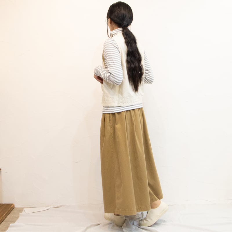 ★新品★NATURAL LAUNDRY ベスト NATURAL LAUNDRY（ナチュラルランドリー）7245V-002 SCサージベスト |