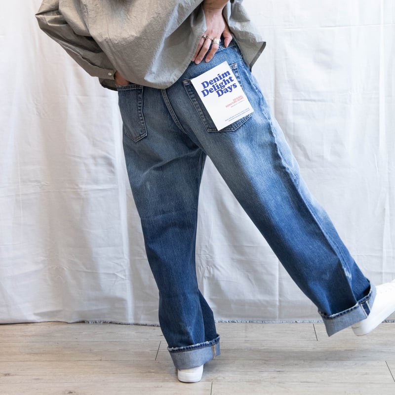 JOHNBULL │ ジョンブル Johnbull（ジョンブル）JY252P02 セルビッチデニムワイドジーンズ