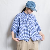 Brocante（ブロカント）36-268L グランシャツ　フレンチリネンギンガム