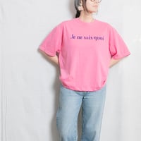 ichi（イチ）251250 ピグメント半袖Ｔシャツ 「Je ne sais quoi」