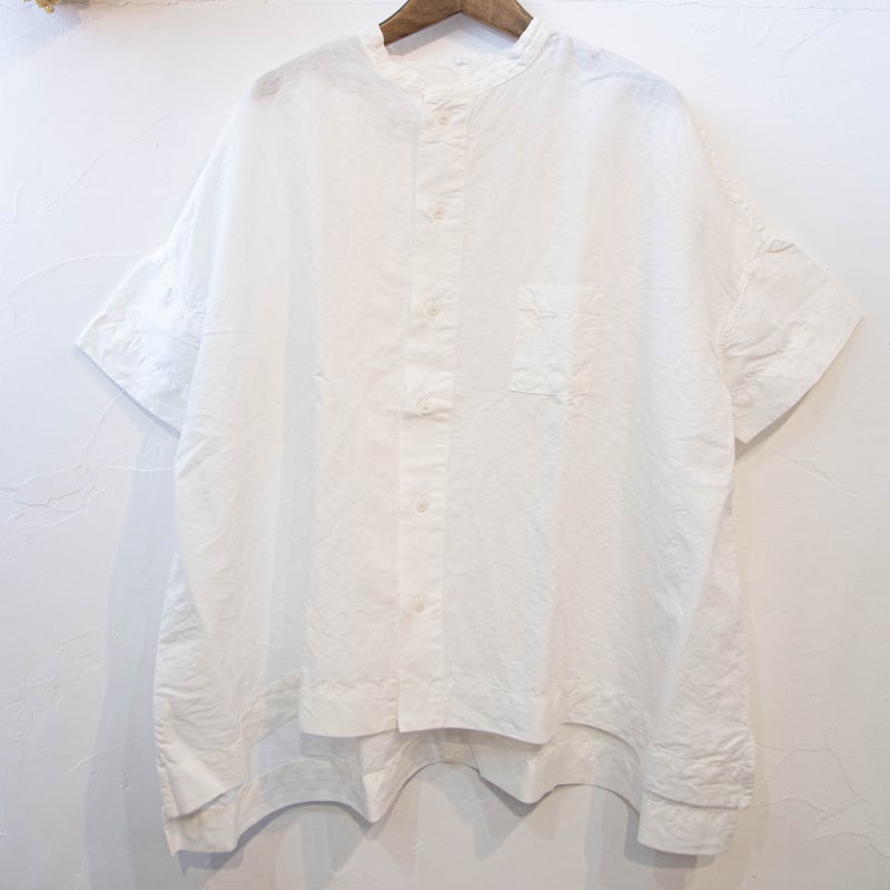 grin（グリン）8252T-004 TCLムラ糸クロス スクエアシャツ | casual c