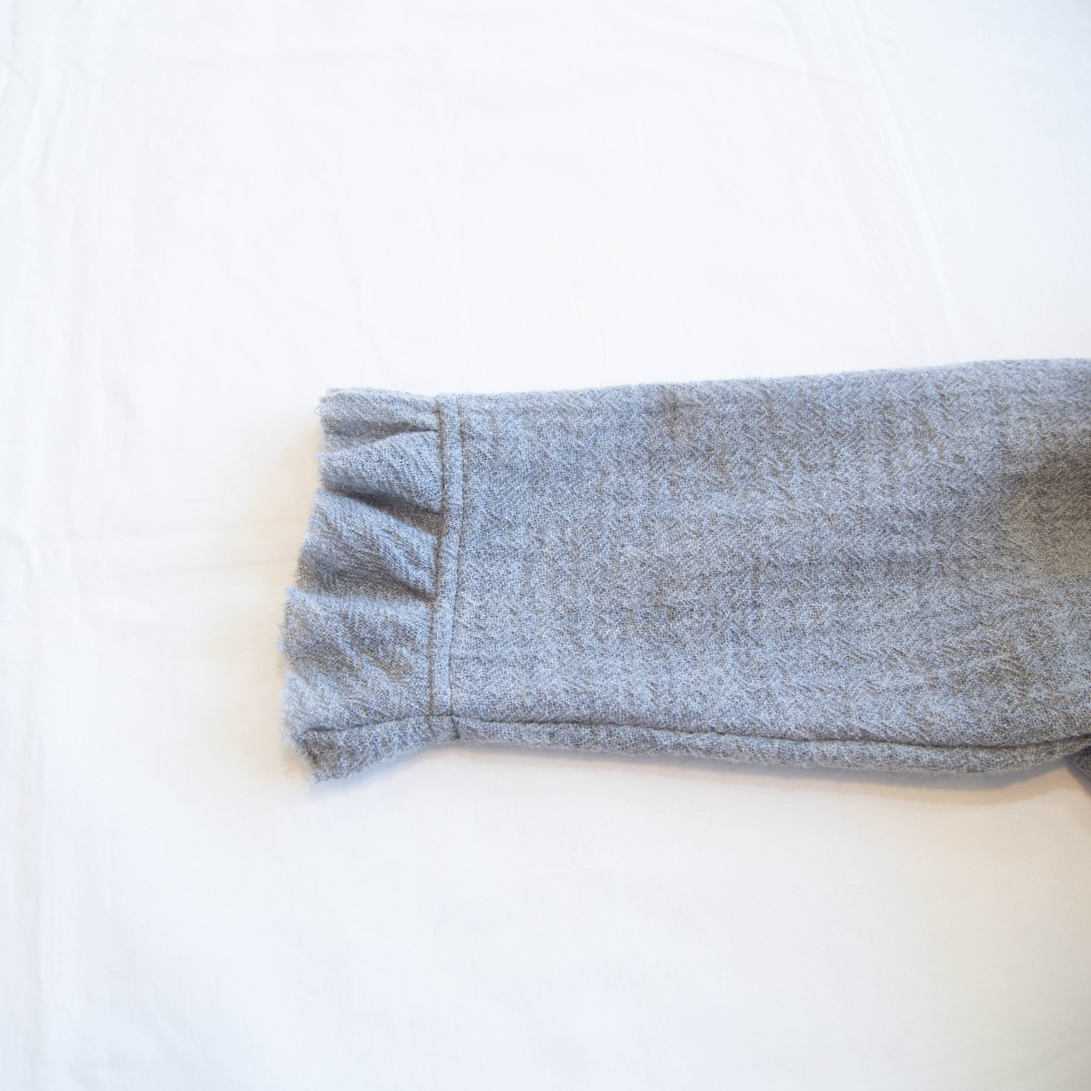 g)グラム g_661 ウールガーゼフリルトリムブラウス | casual collecti