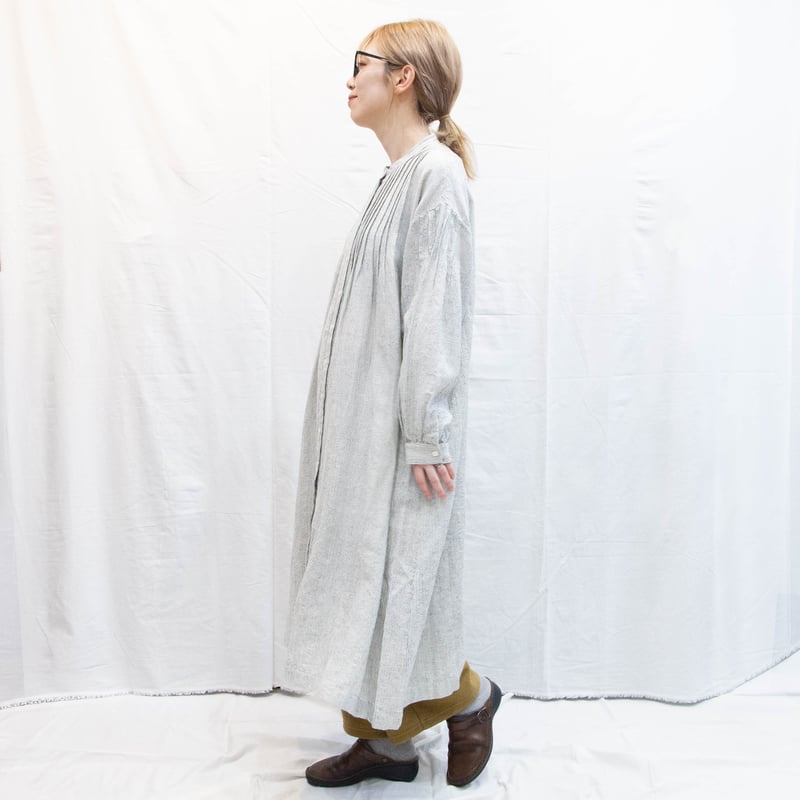 SOIL（ソイル）INSL25714 WOOL LINEN STRIPE BANDED COL