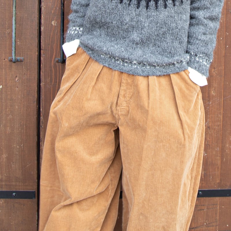 HARVESTY（ハーベスティ）A11716 太コーデュロイサーカスパンツ