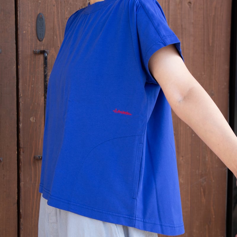 快晴堂（かいせいどう）52C-34 16/-GIRLS Tシャツ 肩ギャザーTシャツ