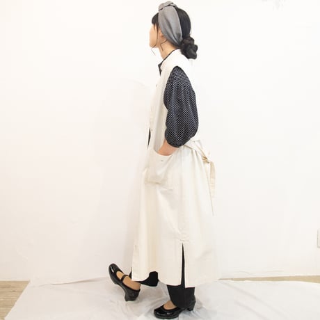 NATURAL LAUNDRY（ナチュラルランドリー）7241O-001　8ozデニムチャレコワンピース