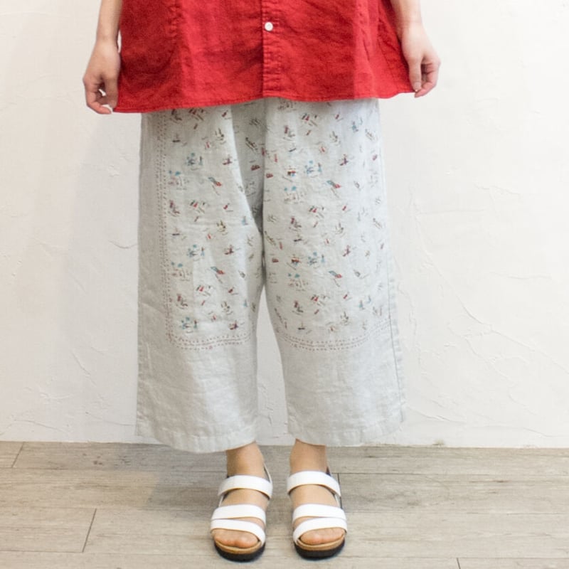 快晴堂 21P-20 カロハプリント Hawaiian柄 カロハパンツ | casual co 