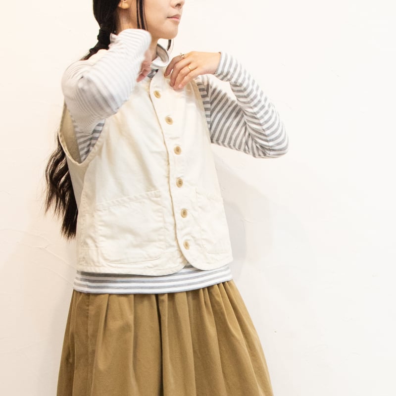 NATURAL LAUNDRY（ナチュラルランドリー）7245V-002 SCサージベスト |