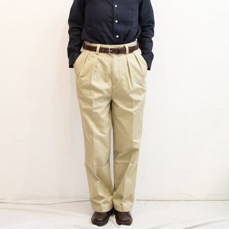 D.M.G(ディーエムジー）14-281T ツータックトラウザーパンツ | casual