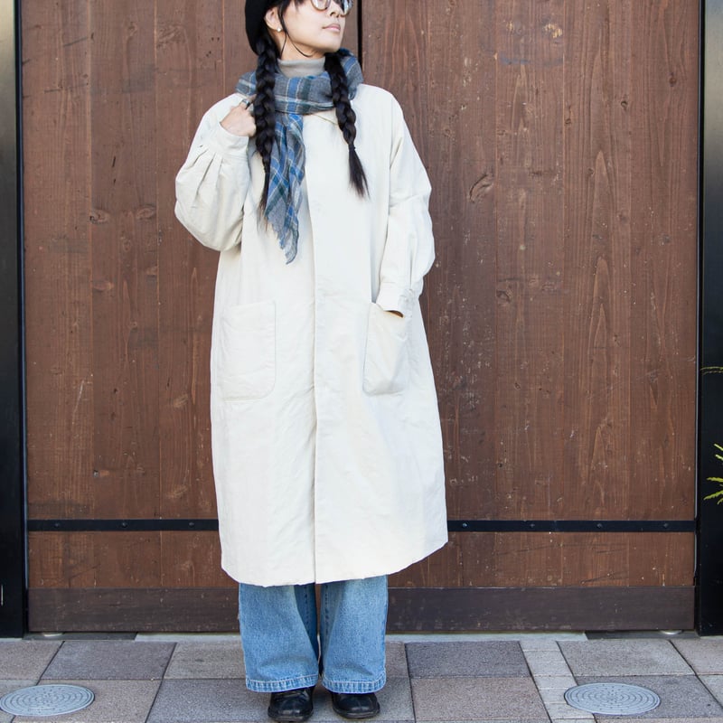 grin（グリン）8254J-006 CLシーチング 中綿タックスリーブコート