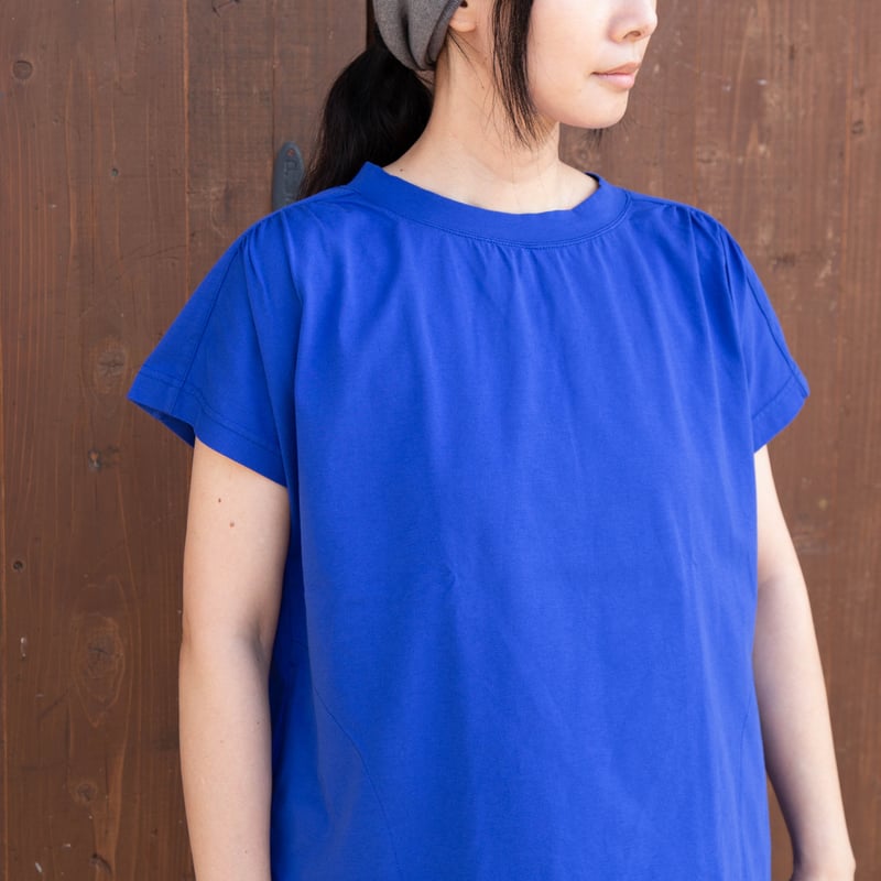 快晴堂（かいせいどう）52C-34 16/-GIRLS Tシャツ 肩ギャザーTシャツ