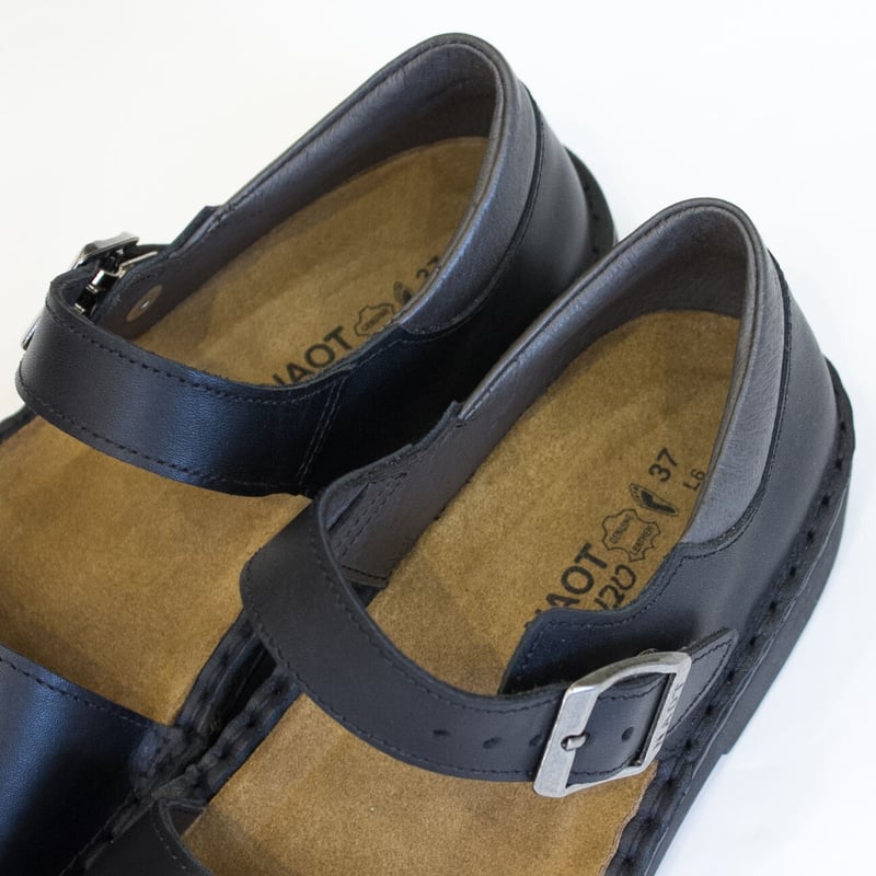 未使用』NAOT OLGA ナオト オルガ ストラップシューズ レザー 黒 NAOT