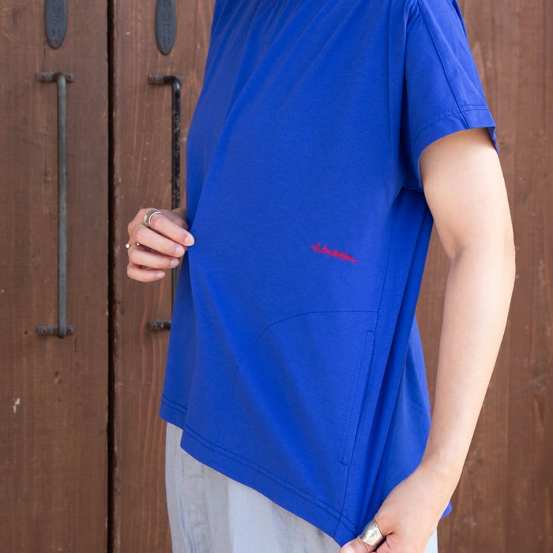 快晴堂（かいせいどう）52C-34 16/-GIRLS Tシャツ 肩ギャザーTシャツ