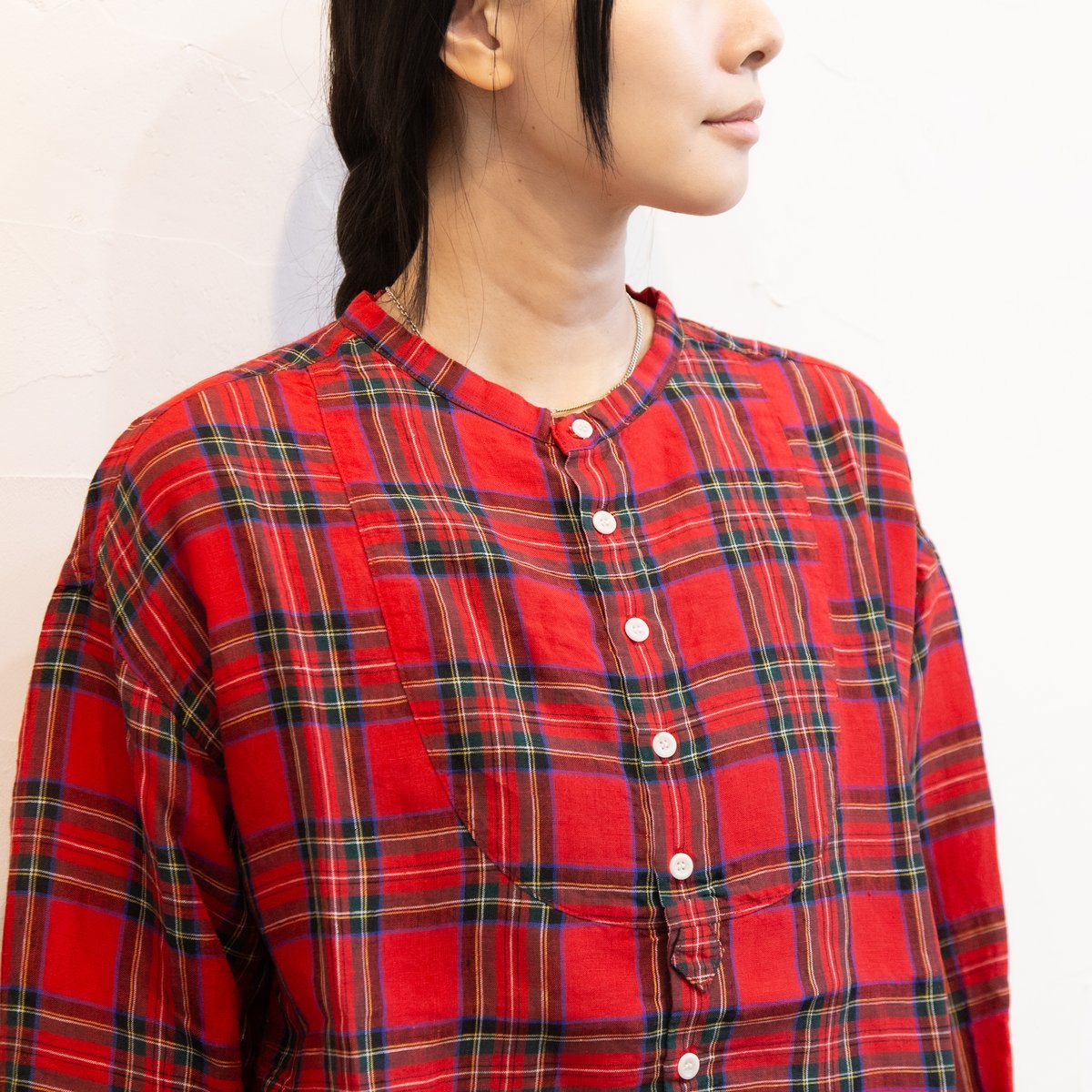 着用2回 サイズ2 S-M シャツ 快晴堂 チェック 着用2回 サイズ2 S-M シャツ 快晴堂 チェック