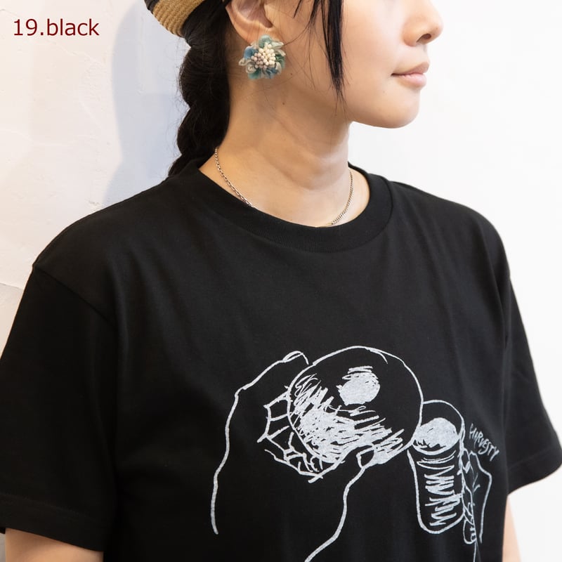 HARVESTY（ハーベスティ）A52415 PRINTED T-SH donuts＆coff