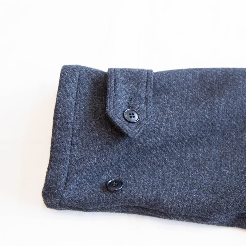 専用HTS MEDIUM WEIGHT BALMACAAN SHORT COAT HTS】 NYLON BALMACAAN SHORT COAT（その他ブルゾン／アウター