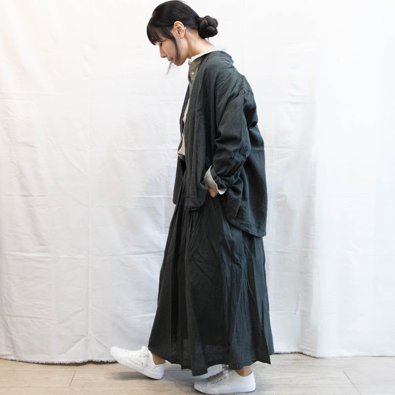Antiquites（アンティークス）1100306 リネンコットン スカート | casua