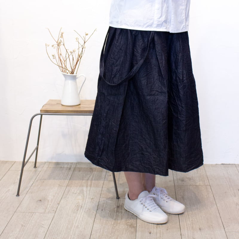 g)グラム g_012DM ライトデニムワンショルダースカート | casual colle
