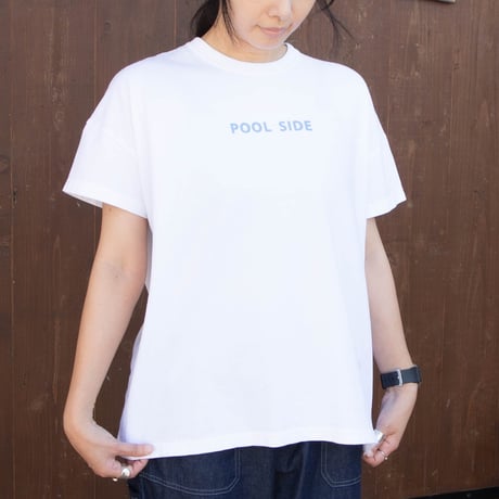 快晴堂（かいせいどう）52C-109 海上がりGIRL'S Ｔシャツ Ｃ柄「プールサイド」