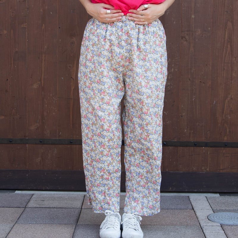 ichi（イチ）250111 フラワープリント パンツ | casual collection
