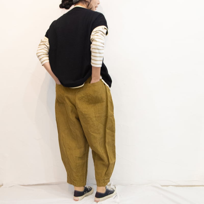 Gauze#（ガーゼ）G944 SOLEIL LINEN CHARLIE PANTS | ca