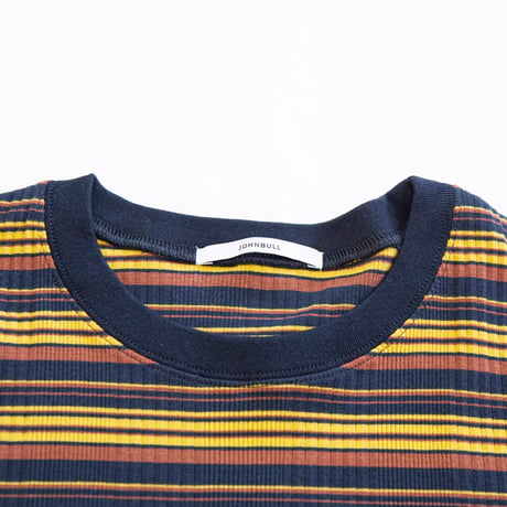 Johnbull（ジョンブル） JL261C12　ランダムテレコボックスＴシャツ
