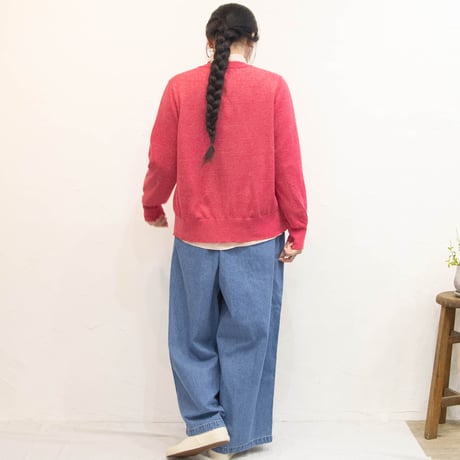 TANG!（タング）2315407 コットンリネンデニムバギーパンツ