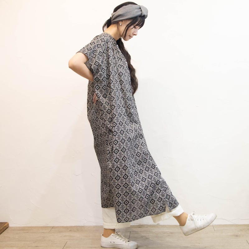 Brocante / ブロカント インドプリントフロンセワンピース 20%OFF