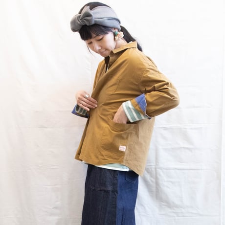 未使用級＊快晴堂 リラクシン＆ルージーシャツカバージャケット よもぎグリーン CATEGORY 快晴堂 | casual collection minami
