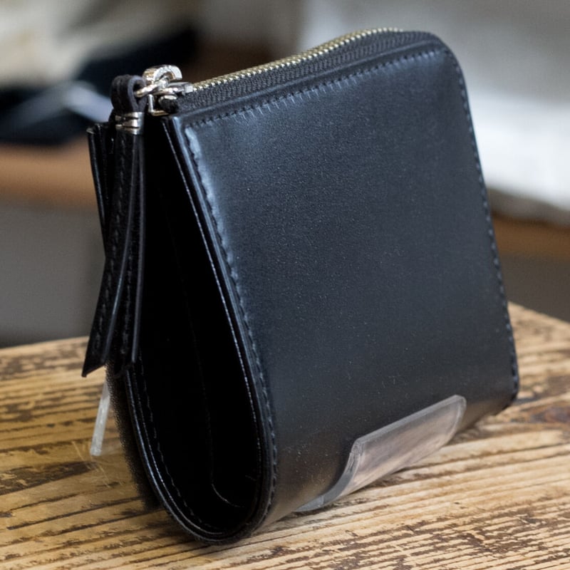 【未使用級】SLOW スロウ bridle L zip 2つ折り財布 ブラック 356_BLACK.jpg