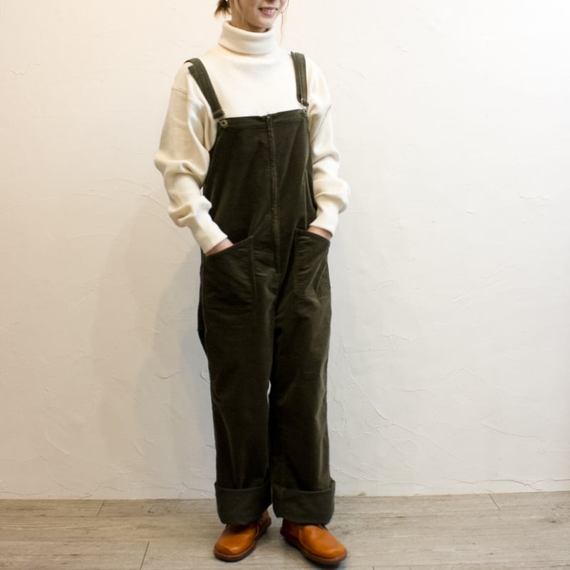 KAPITAL コーデュロイ　ダークブルー サロペット TANTOUAN KAPITAL コーデュロイ ダークブルー サロペット TANTOUAN