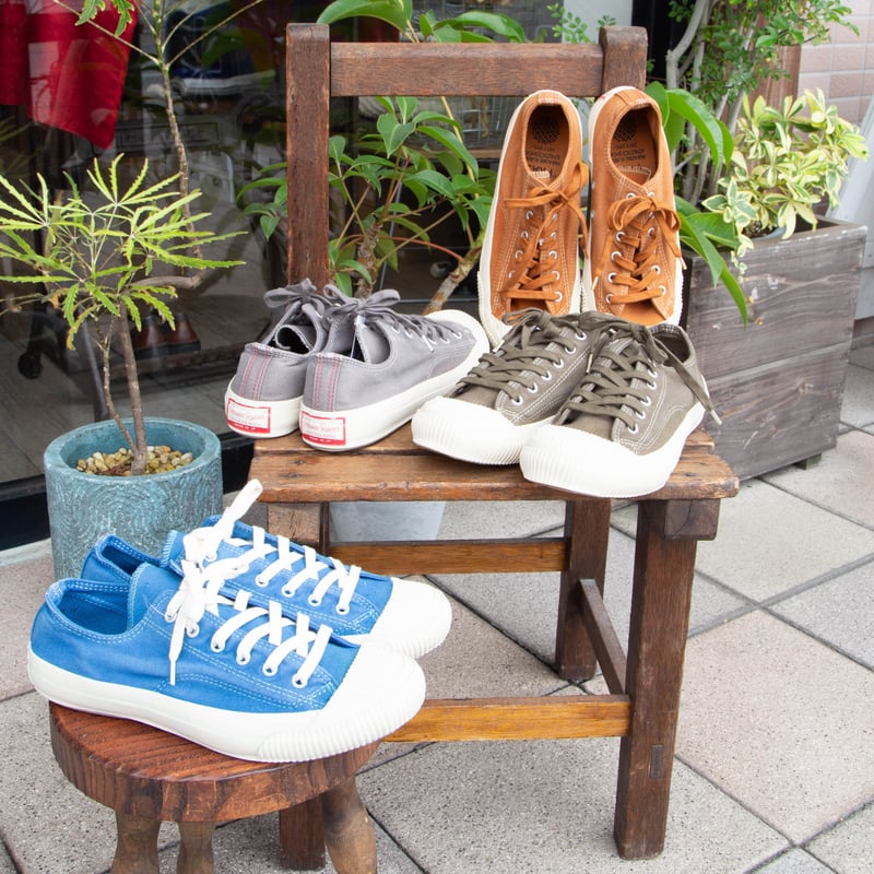 未使用　P25キャンバス 3枚セット PRAS（プラス）SHELLCAP LOW IRO キャンバススニーカー | casual c